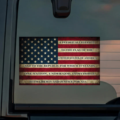 Faith, Family & Freedom - America 250th Car Sticker