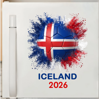 Keep the Dream Alive! Custom Football Country Flag Sticker