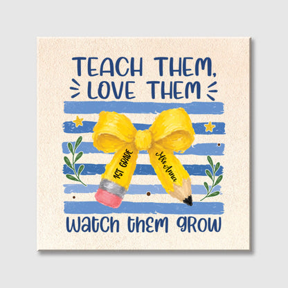 Canvas / Poster detail view for Teacher