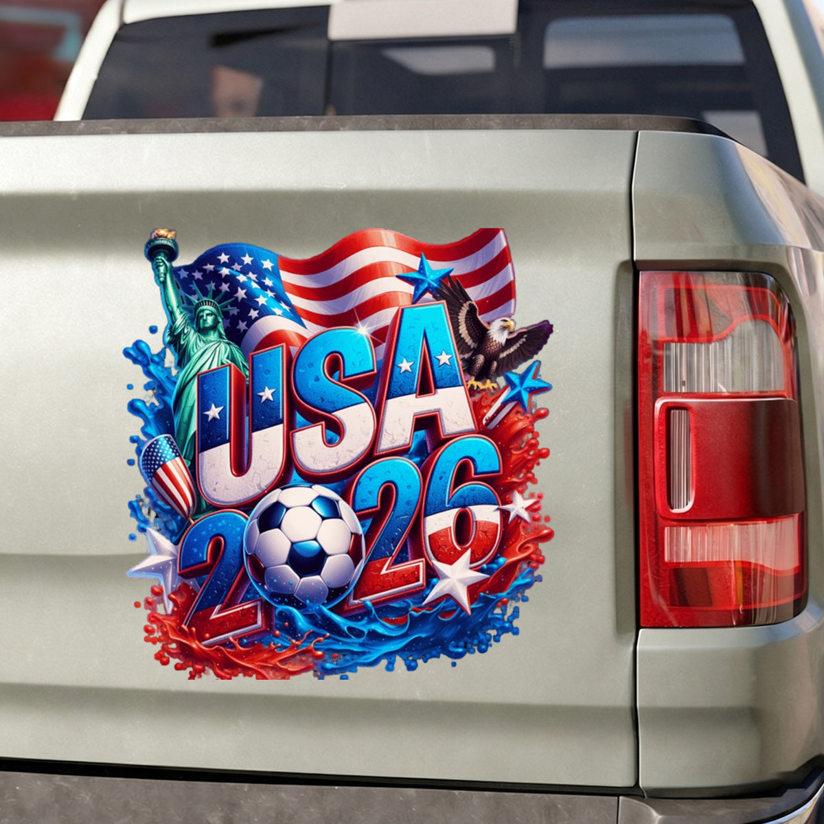 Personalized 2026 Soccer Country Sticker - Custom Gift for Diehard Soccer Fans