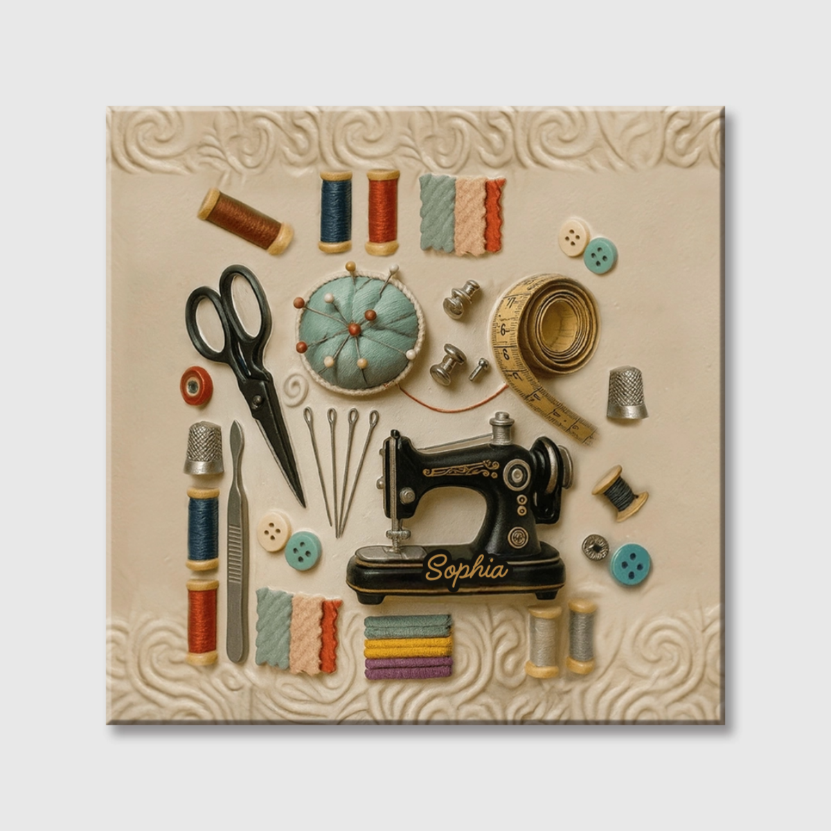 Personalized Seamstress Gift personalization view for Mom