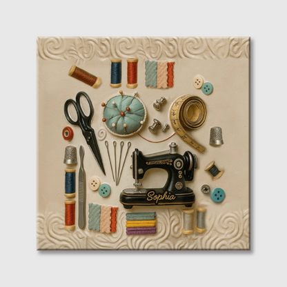 Personalized Seamstress Gift personalization view for Mom