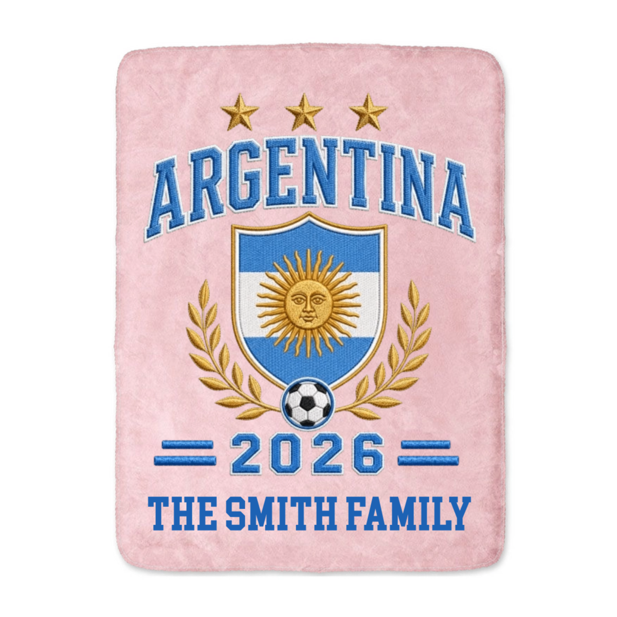 Custom USA 2026 Soccer Party Blanket - Personalized Gifts for Soccer Lovers