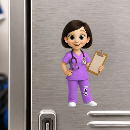 Personalized Nurse Sticker personalization view for Nurse