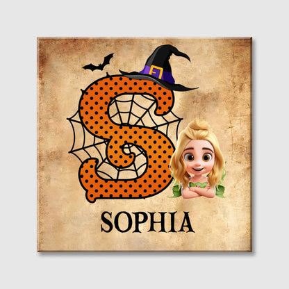 Personalized Kids Halloween Canvas personalization view for Kids/Babies