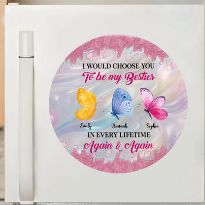 "I Would Choose You" Personalized Butterfly Sticker