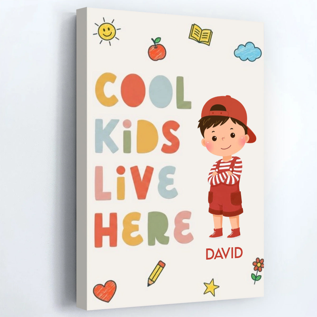 Personalized Kids Wall Art for Kids/Babies with personalized design details for meaningful gifting