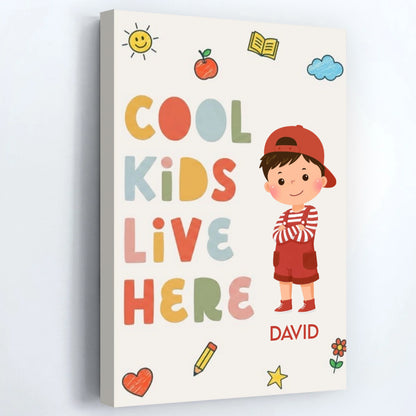 Personalized Kids Wall Art for Kids/Babies with personalized design details for meaningful gifting