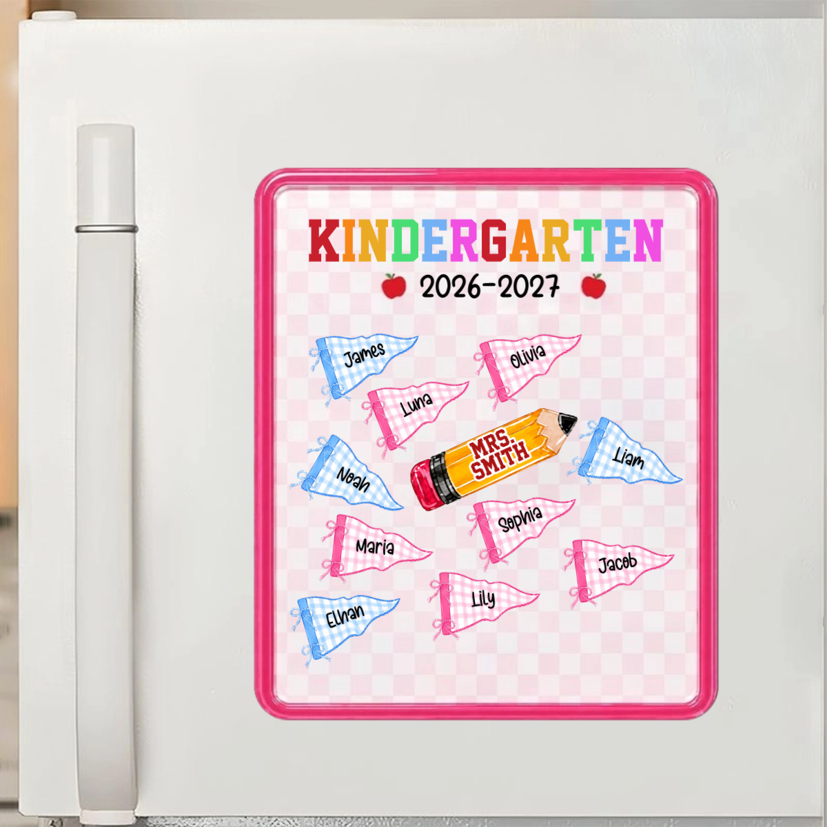 Personalized Preschool Teacher Sticker - Custom Student Names Back to School Gift