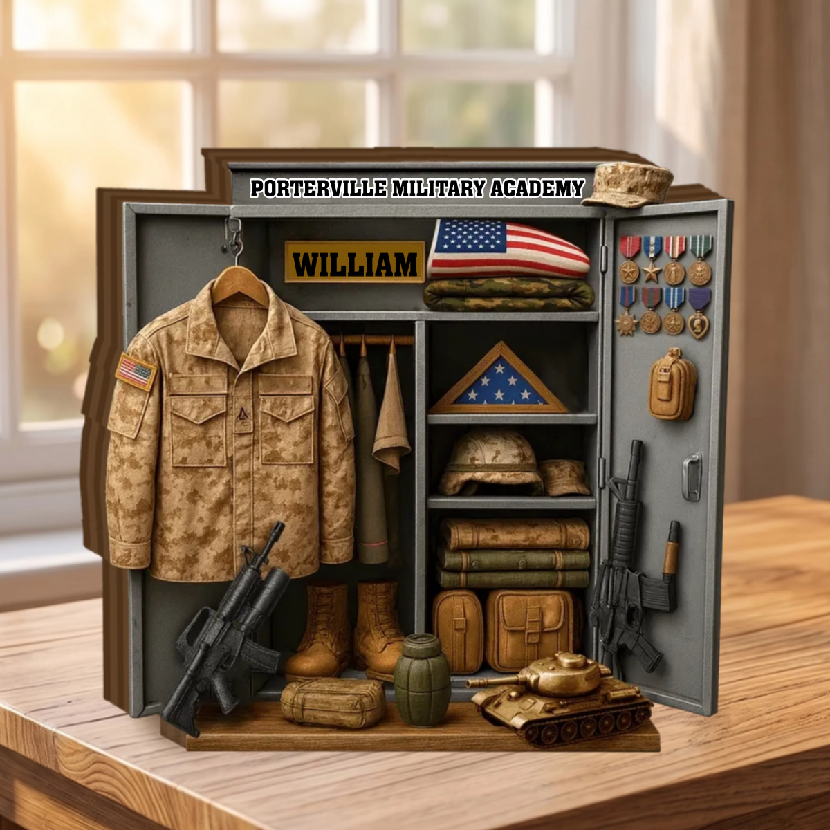 Honor Our Veterans With A Personalized Military Tribute - Personalized Custom Wood Block