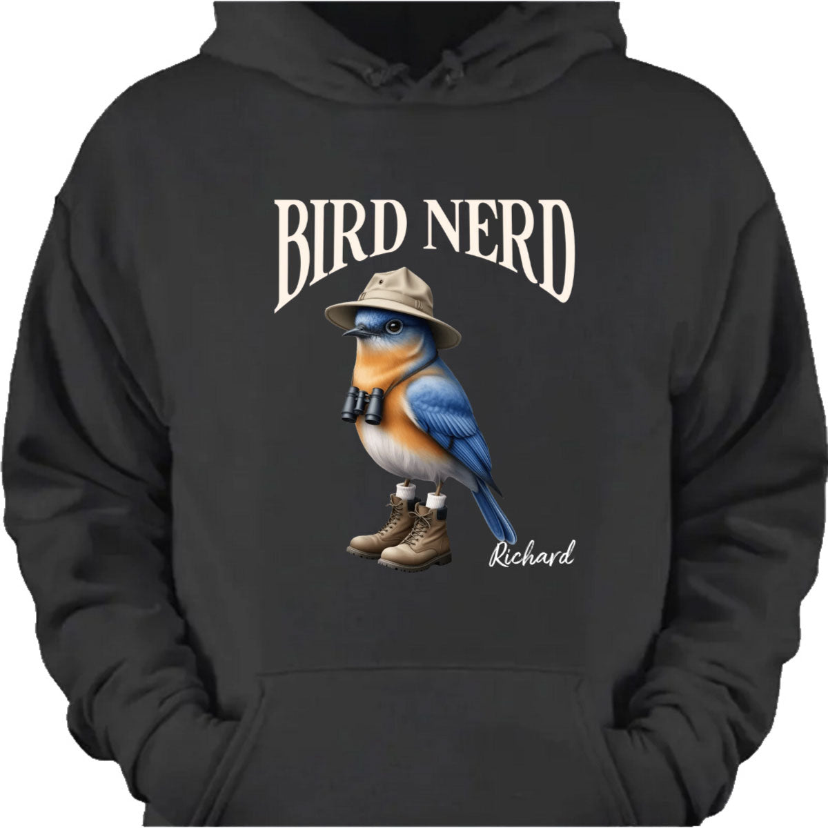 Bird Nerd Personalized Funny Bird Watcher T-Shirt - Custom Gift for Nature Lovers and Twitchers
