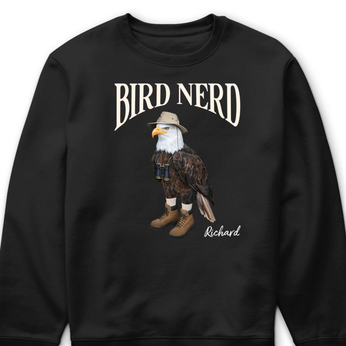 Bird Nerd Personalized Funny Bird Watcher T-Shirt - Custom Gift for Nature Lovers and Twitchers