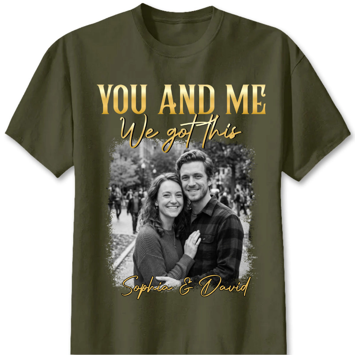 T-Shirt / Hoodie detail view for Couples