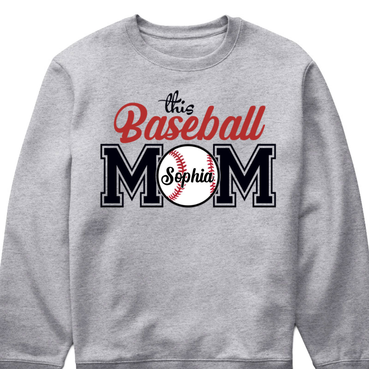 "Baseball/Basketball/Softball Mom" Personalized T-shirt - Custom Gift for Players