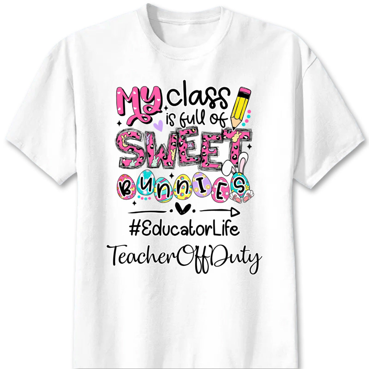 Custom Teacher Easter Shirt personalization view for Teacher