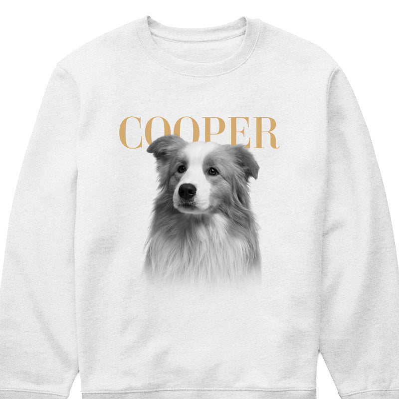 Custom Pet Face Vintage Shirt - Personalized Dog Name Tee Gift for Pet Lovers