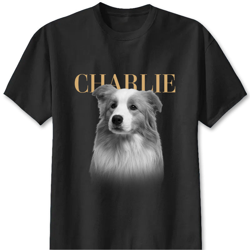 Custom Pet Face Shirt personalization view for Dog Lovers