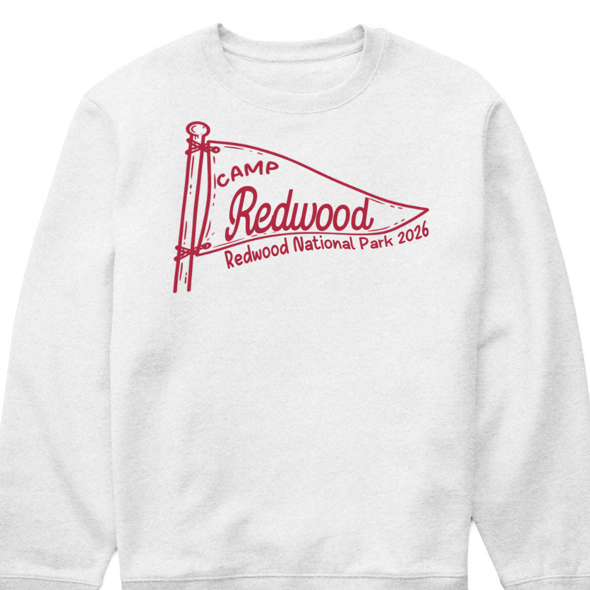 Personalized outdoor adventure shirt with camp flag graphic, ideal gift for campers image 7