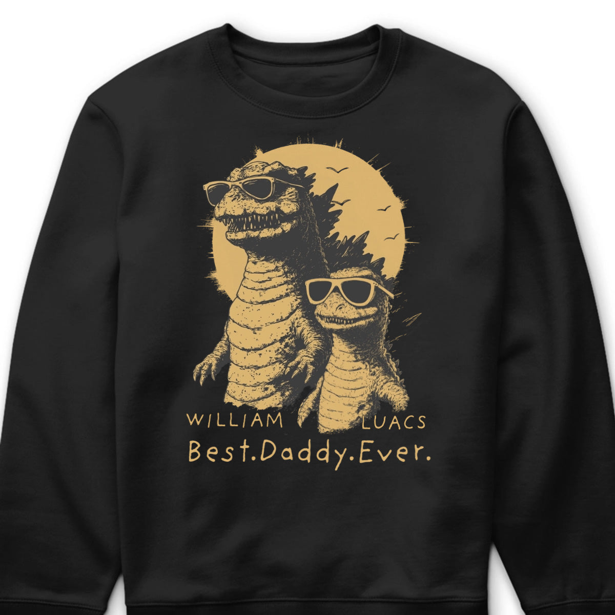 Personalized Best Dad Ever T-Shirt personalization view for Dad
