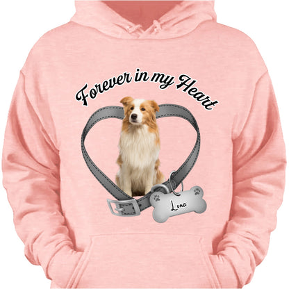 Forever In My Heart - Custom Pet Photo Memorial T-Shirt