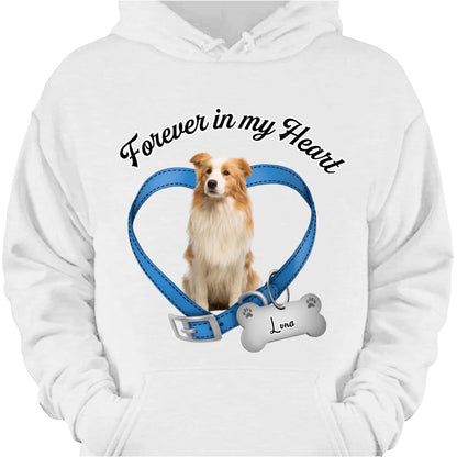 Forever In My Heart - Custom Pet Photo Memorial T-Shirt