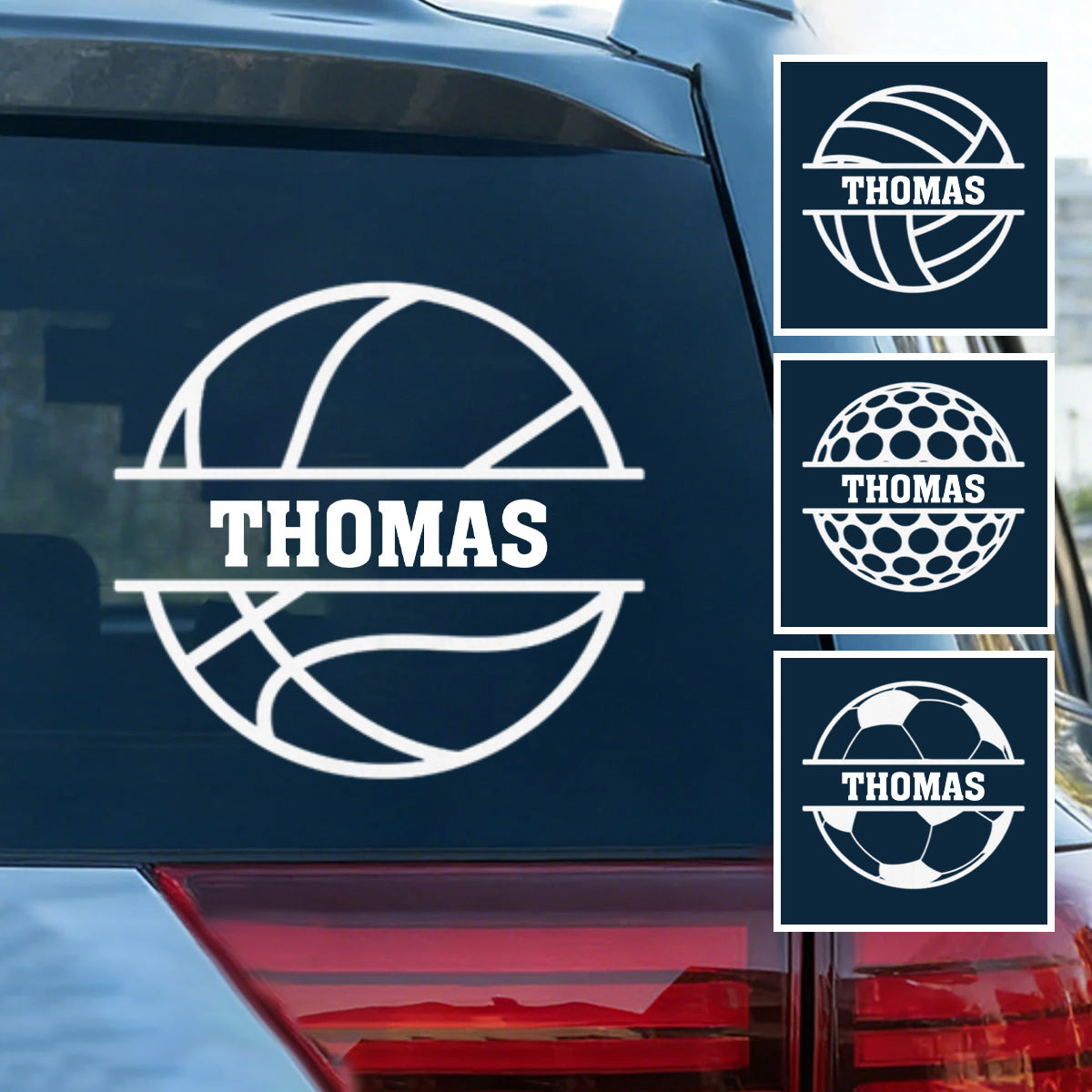 Passionate About The Game Personalized Sports Ball Sticker - Custom Gift for Sports Fans