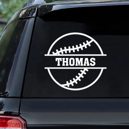 Passionate About The Game Personalized Sports Ball Sticker - Custom Gift for Sports Fans