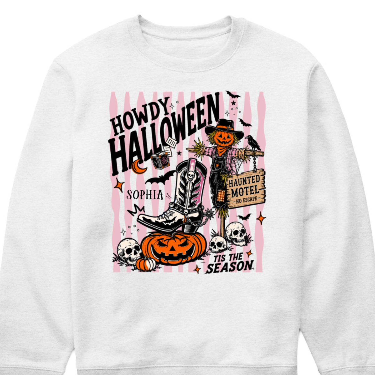Howdy Halloween Personalized Shirt - Custom Fall Western Graphic Tee for Best Friends