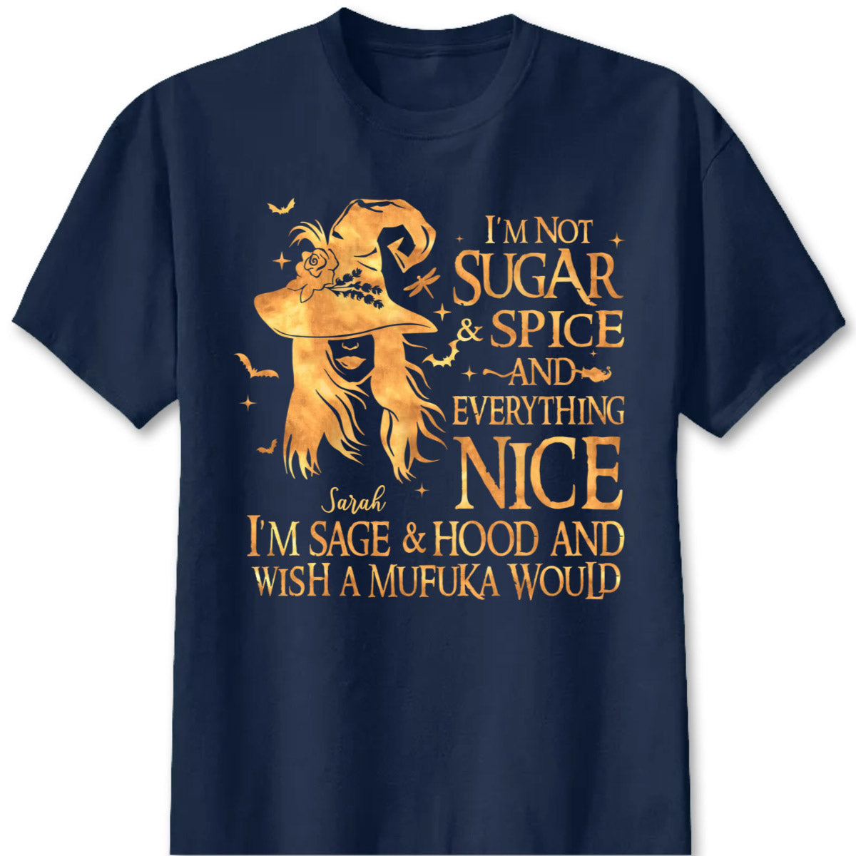Put On The Hat And Remind Them Personalized Witch T-Shirt Hoodie - Custom Gift for Best Friends