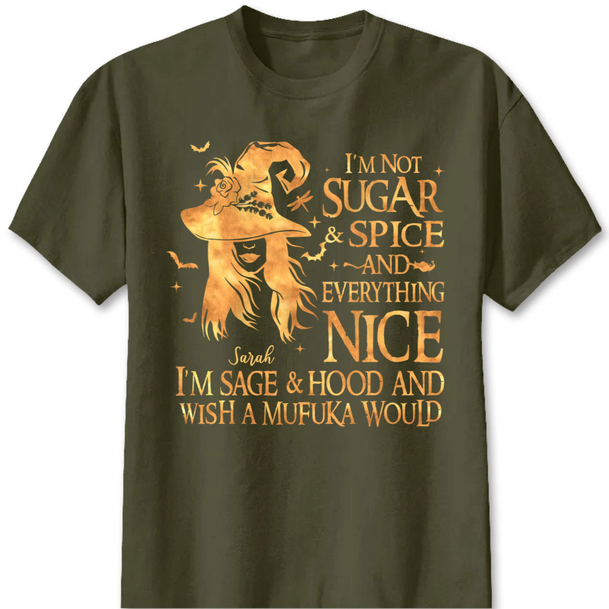 Put On The Hat And Remind Them Personalized Witch T-Shirt Hoodie - Custom Gift for Best Friends