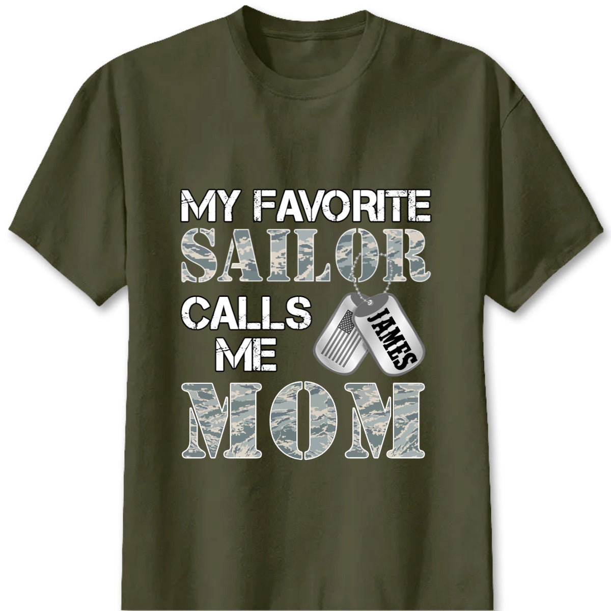 "My Favorite Soldier Calls Me…" - Custom Military Family Proud T-Shirt