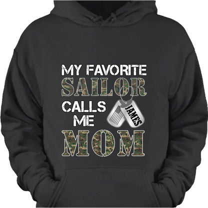 "My Favorite Soldier Calls Me…" - Custom Military Family Proud T-Shirt
