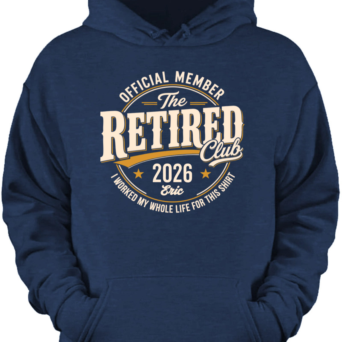 The Retired Club Personalized Retirement Shirt - Custom Name & Year Keepsake Gift