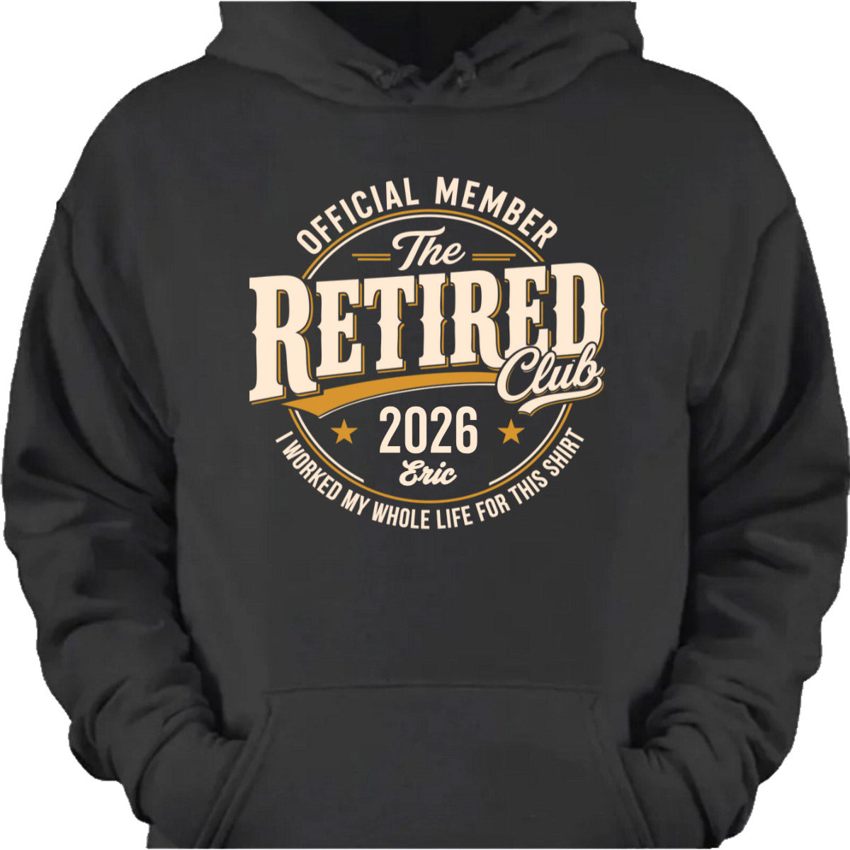 The Retired Club Personalized Retirement Shirt - Custom Name & Year Keepsake Gift