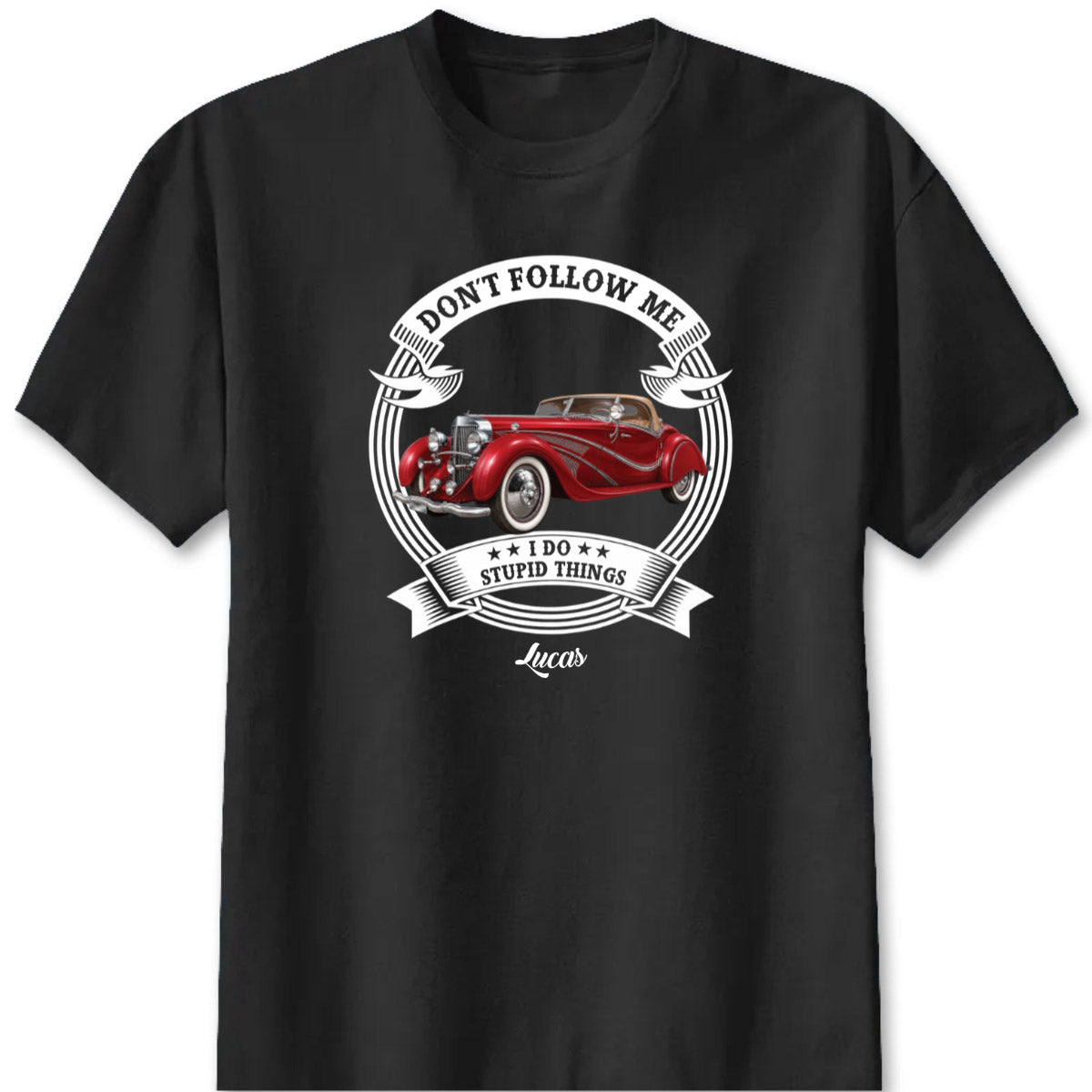 This Is How I Roll Personalized T-Shirt - Custom Motorcycle and Vintage Car Apparel for Dad