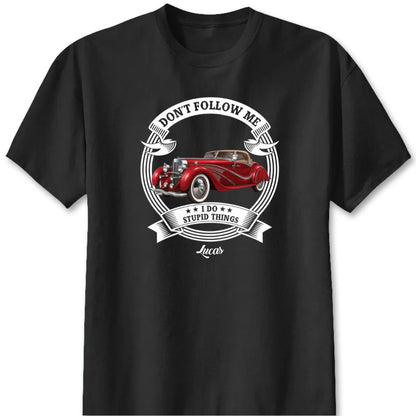 This Is How I Roll Personalized T-Shirt - Custom Motorcycle and Vintage Car Apparel for Dad