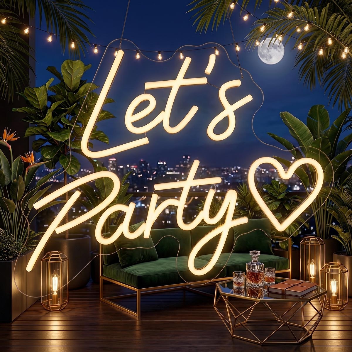 Personalised LED Neon Sign - Custom Name & Logo Light for Wall Decor, Wedding & Bedroom