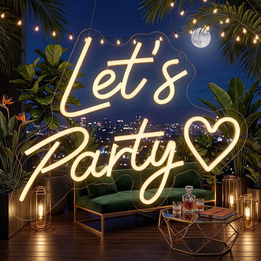 Personalised LED Neon Sign - Custom Name & Logo Light for Wall Decor, Wedding & Bedroom