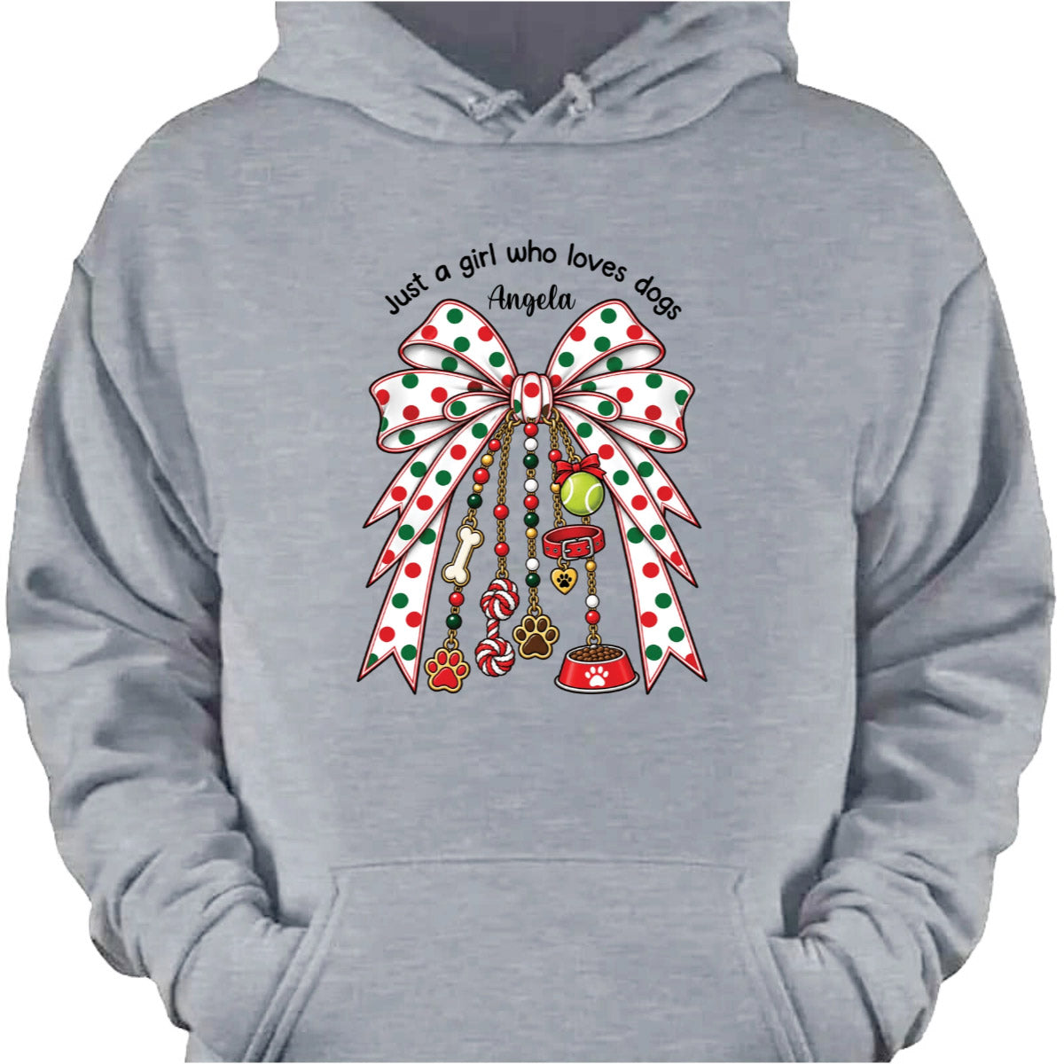 Just A Girl Who Loves Dogs & Cats Custom Bow T-Shirt - Personalized Pet Lover Gift Shirt for Dog Moms and Cat Owners