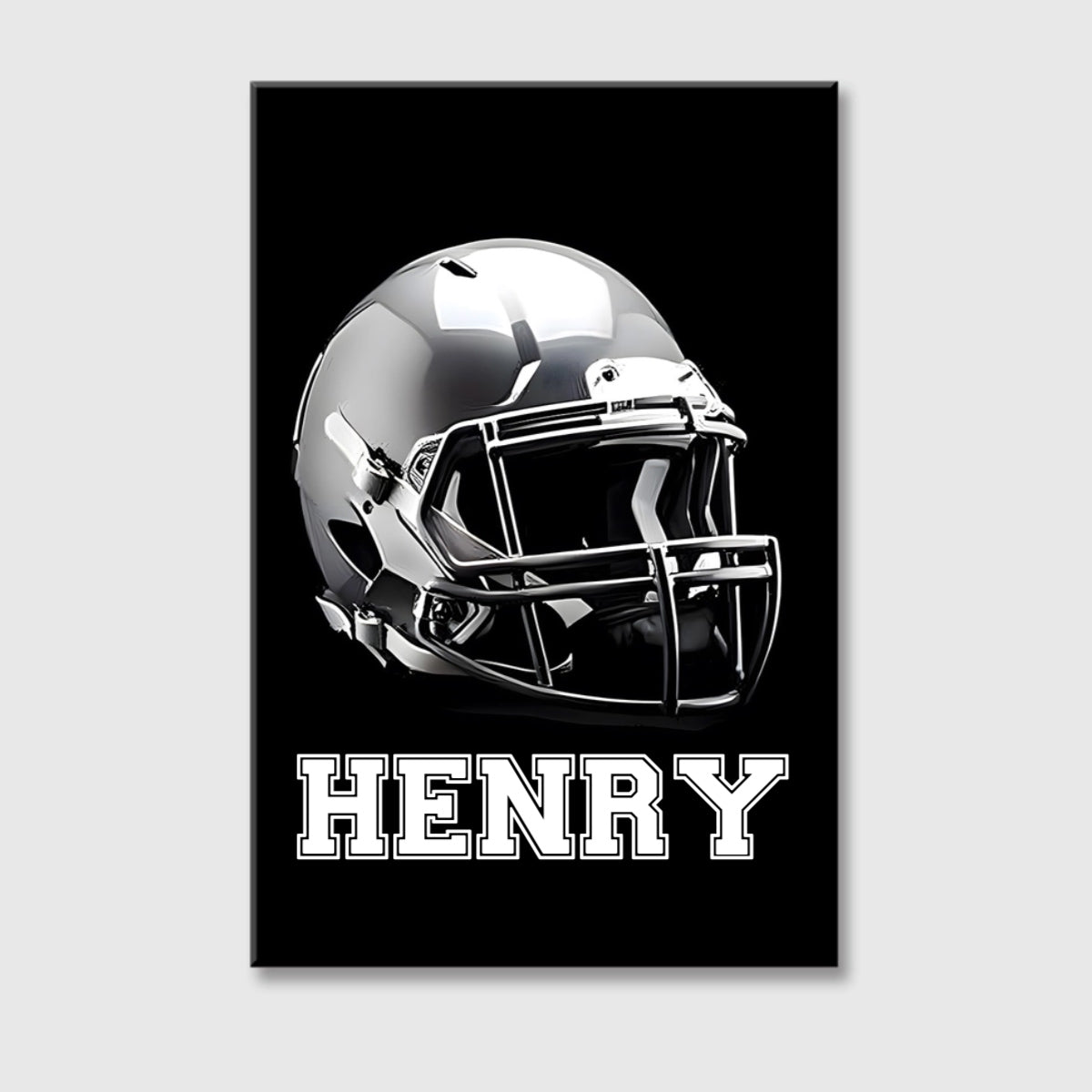 Personalized American Football Canvas / Poster - Custom Gift for Football Lovers