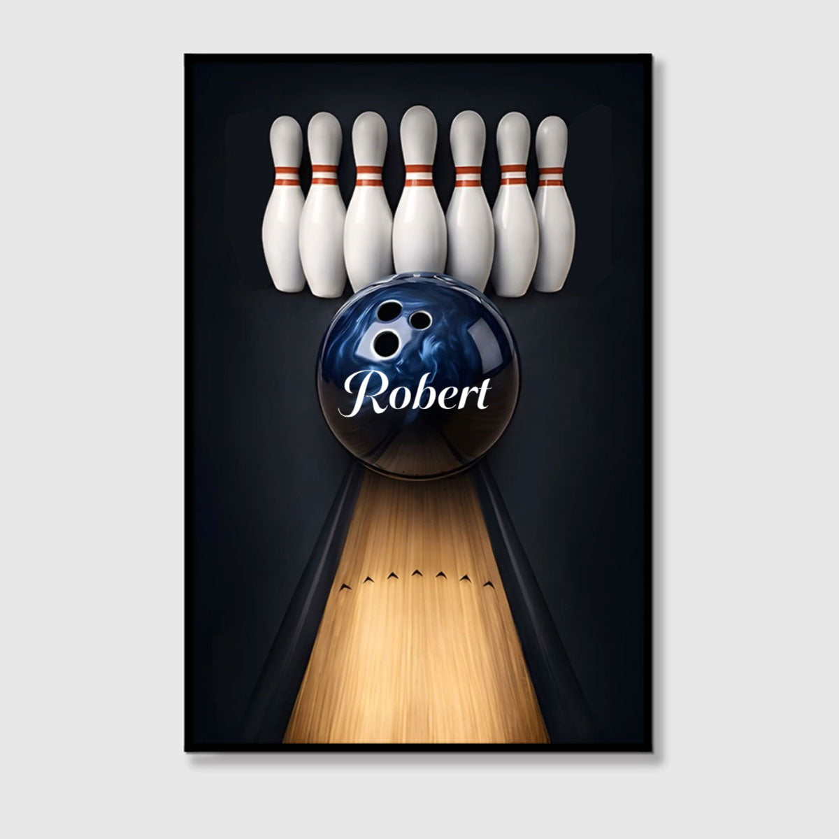 Celebrate Every Strike - Personalized Bowling Canvas / Poster
