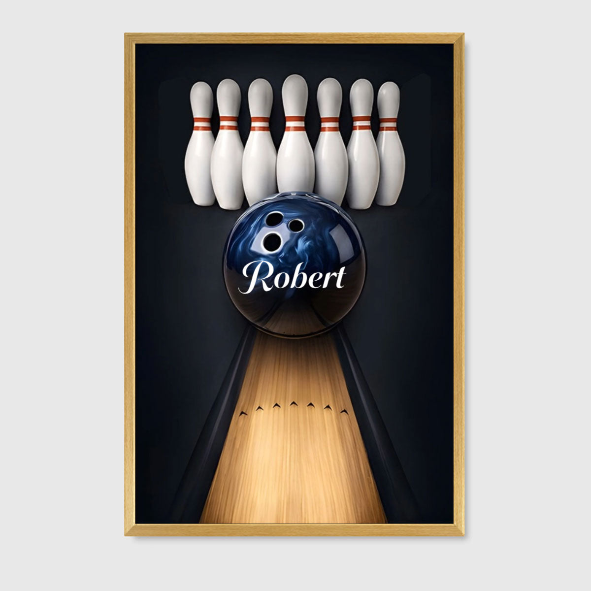 Celebrate Every Strike - Personalized Bowling Canvas / Poster