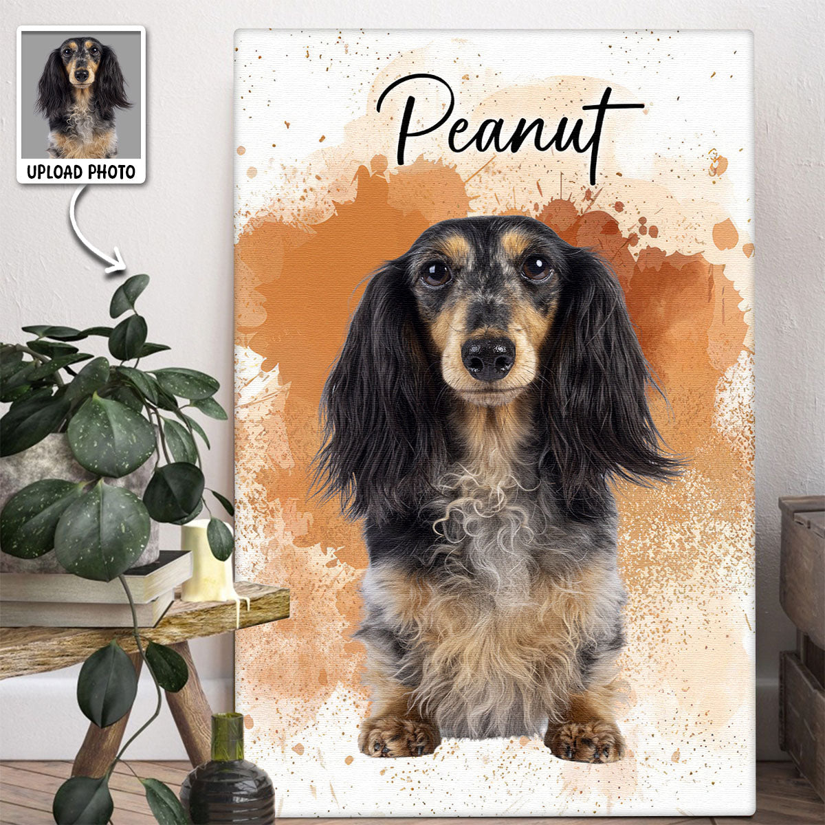 Personalized Customized Pet Photo Canvas / Poster - Custom Gift For Pet Lovers