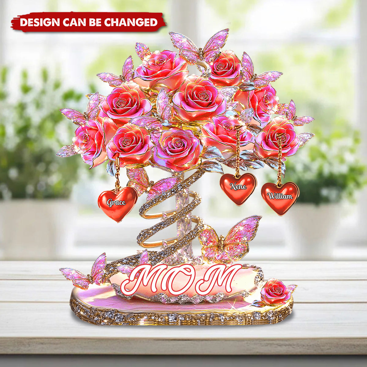 “Best Mom Ever” Personalized Acrylic Plaque - Custom Mother’s Day Gift