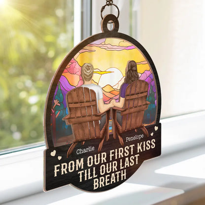 Back Couple You & Me We Got This - Personalized Window Hanging Suncatcher Ornament