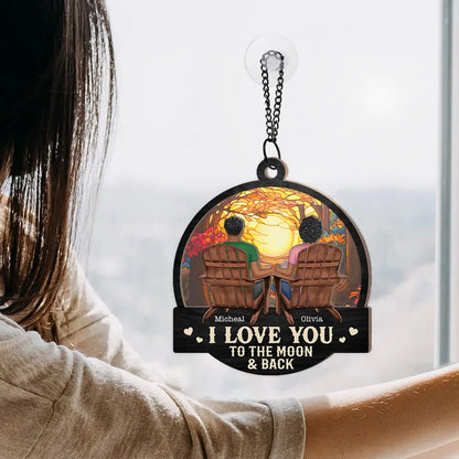 Back Couple You & Me We Got This - Personalized Window Hanging Suncatcher Ornament