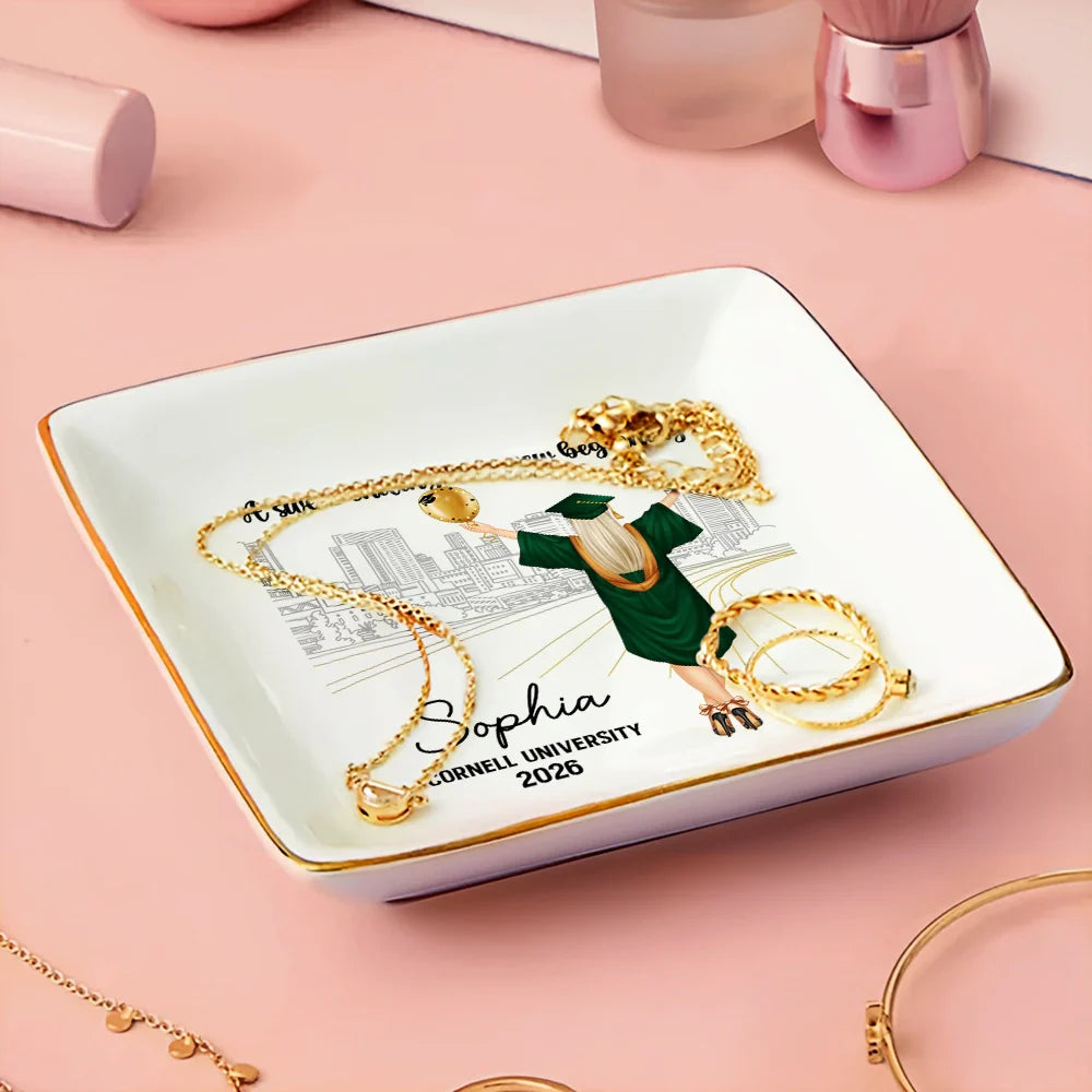 A Sweet Ending To A New Beginning - Personalized Jewelry Dish