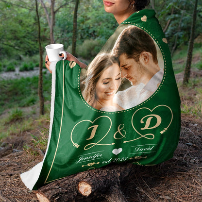 Personalized “I Love You” Photo Blanket - Romantic Couples Gift