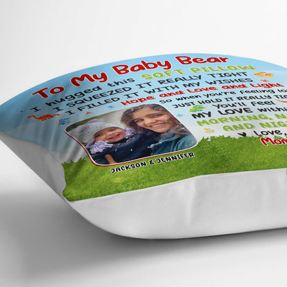 “A Hug from Grandma” - Personalized Photo Pillow