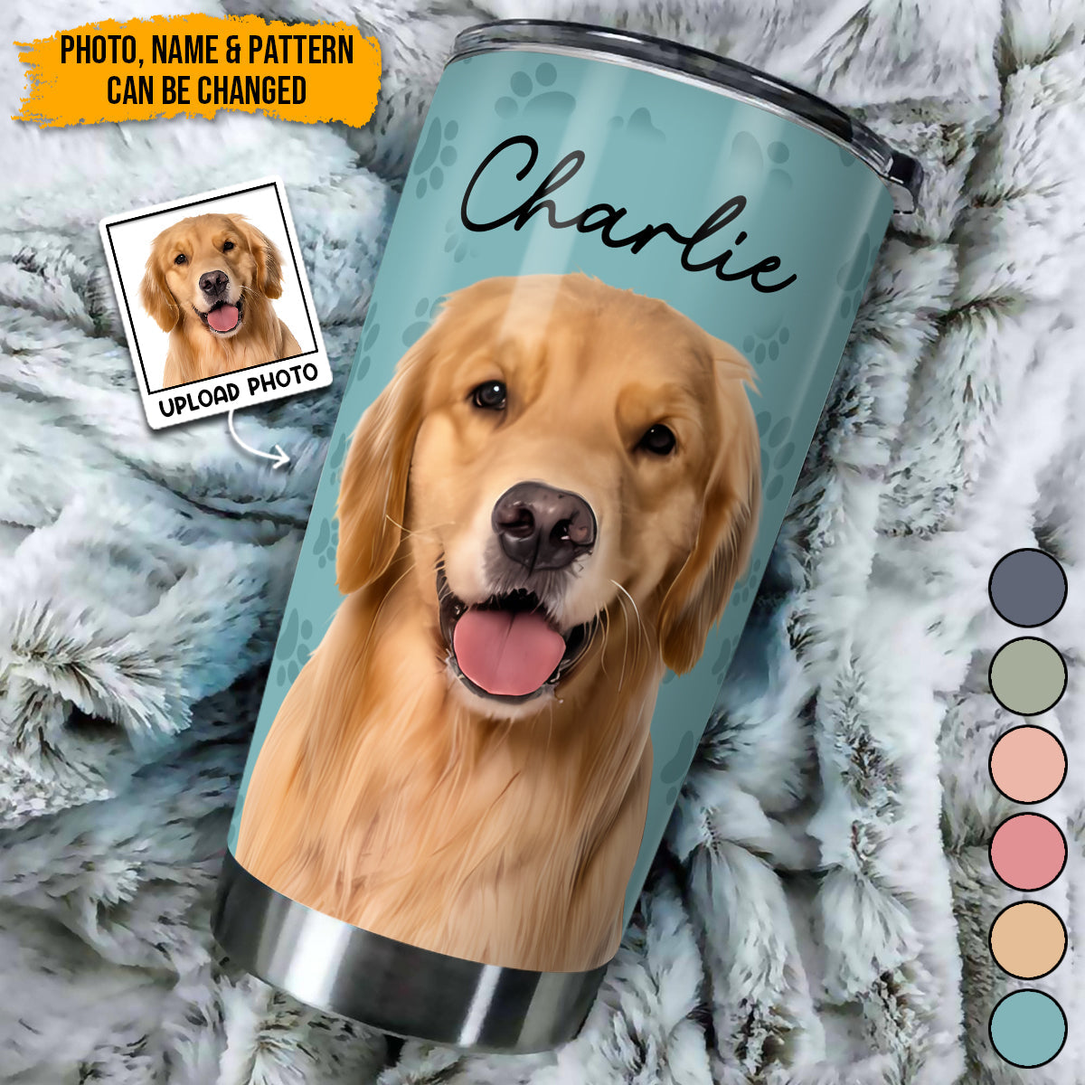 Custom Photo Your Pet - Personalized Custom Tumbler